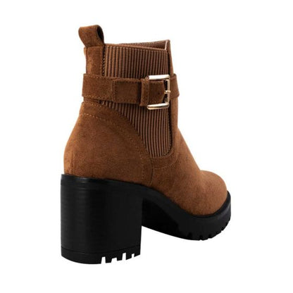 Botas Vintage Rockeras Café Mujer Tierra Bendita  A820