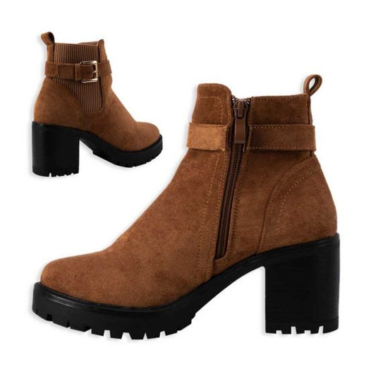 Botas Vintage Rockeras Café Mujer Tierra Bendita  A820