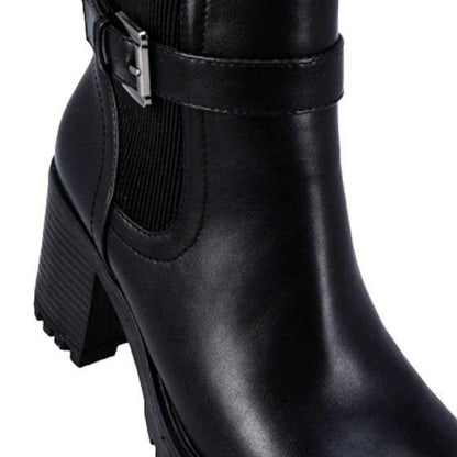 Botas Vintage Rockeras Negras Mujer Tierra Bendita  A820 - Conceptos