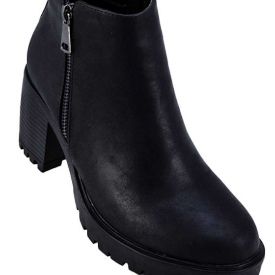 Botas Vintage Rockeras Negras Mujer Tierra Bendita  A823