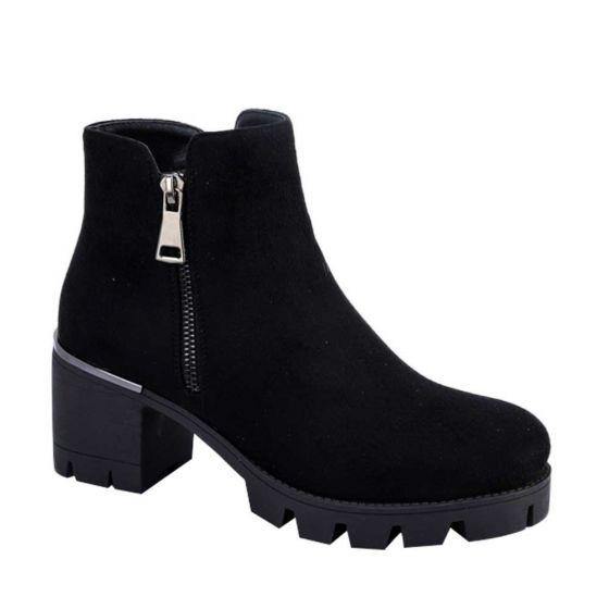 Botas Vintage Rockeras Negras Mujer Tierra Bendita  G804 - Conceptos