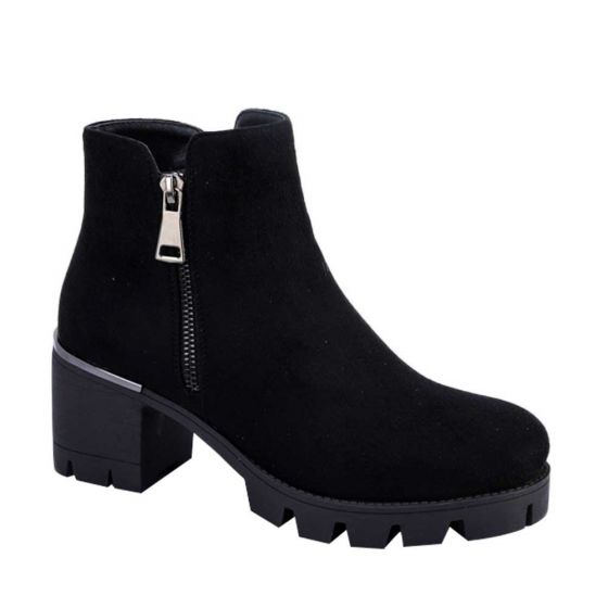 Botas Vintage Rockeras Negras Mujer Tierra Bendita  G804