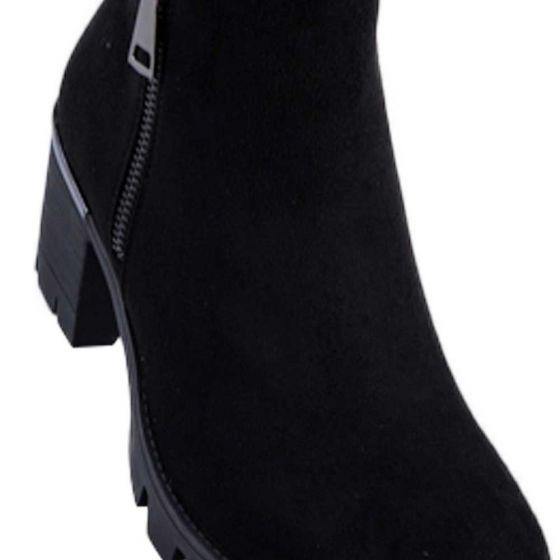 Botas Vintage Rockeras Negras Mujer Tierra Bendita  G804 - Conceptos