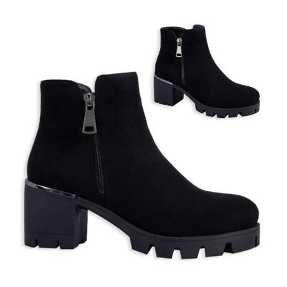 Botas Vintage Rockeras Negras Mujer Tierra Bendita  G804