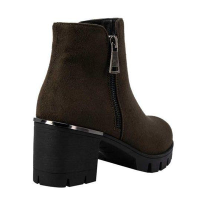 Botas Vintage Rockeras Verdes Mujer Tierra Bendita  G804 - Conceptos