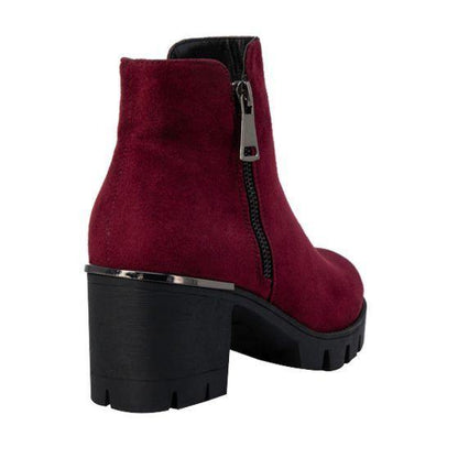 Botas Vintage Rockeras Rojas Mujer Tierra Bendita  G804 - Conceptos