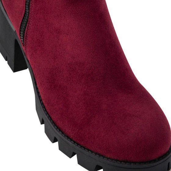 Botas Vintage Rockeras Rojas Mujer Tierra Bendita  G804 - Conceptos