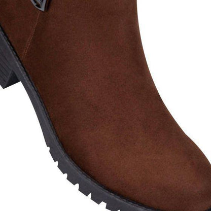 Botas Vintage Rockeras Cafés Mujer Tierra Bendita  G673 - Conceptos