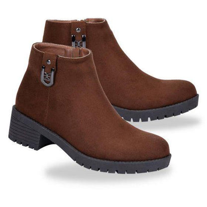 Botas Vintage Rockeras Cafés Mujer Tierra Bendita  G673 - Conceptos