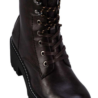 Brown Military Boots for Women Goodyear 2881