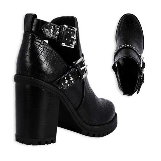 Black Casual Boots for Women Tierra Bendita 5626