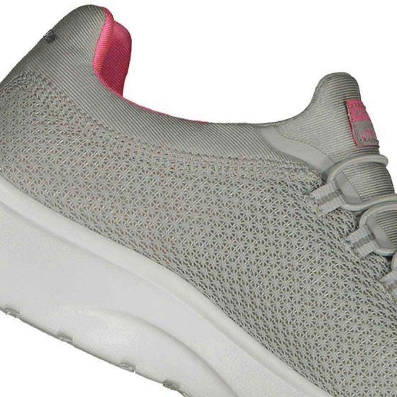 CHOCLO CASUAL SKECHERS1 GYPK ~ DAMA Gris  