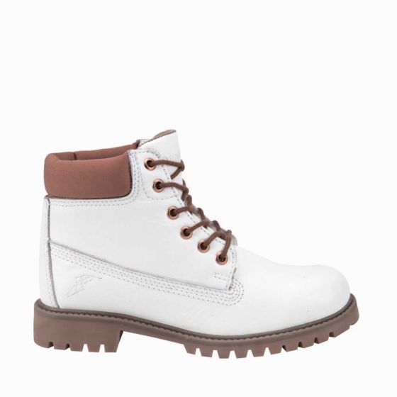 BOTA HEAVY GOODYEAR 7611 ~ DAMA Blanco  