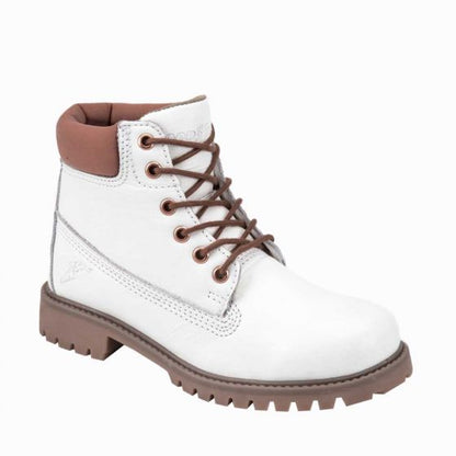 BOTA HEAVY GOODYEAR 7611 ~ DAMA Blanco  