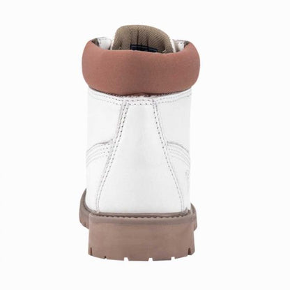 BOTA HEAVY GOODYEAR 7611 ~ DAMA Blanco  