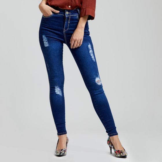 JEANS CASUAL FERGINO 2062 ~ DAMA Azul 