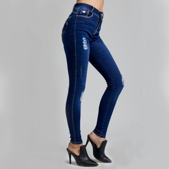 JEANS CASUAL FERGINO 2062 ~ DAMA Azul 