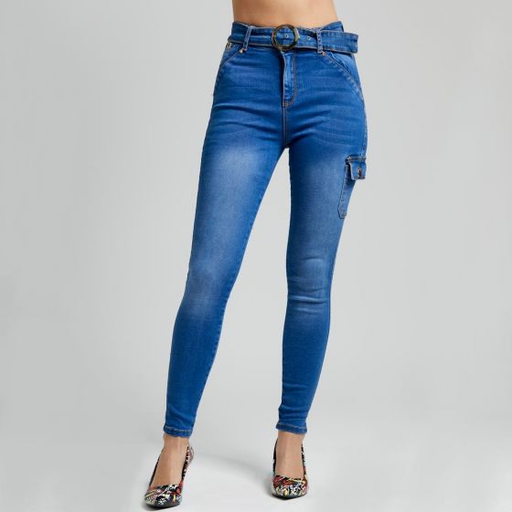 JEANS CASUAL FERGINO 2036 ~ DAMA Azul 