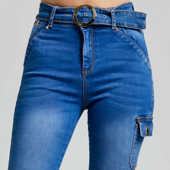 JEANS CASUAL FERGINO 2036 ~ DAMA Azul 