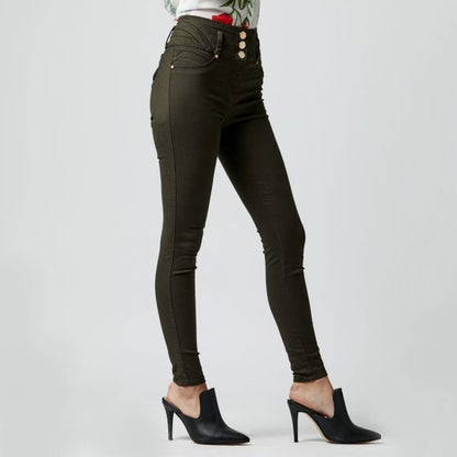 JEANS CASUAL FERGINO 2052 ~ DAMA Verde 