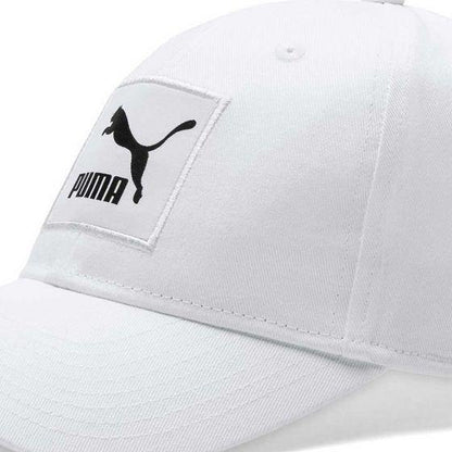 GORRA PUMA ARCHIVE LOGO LABEL CAP 7780 ~ CABALLERO Blanco SPORTLIFESTYLE