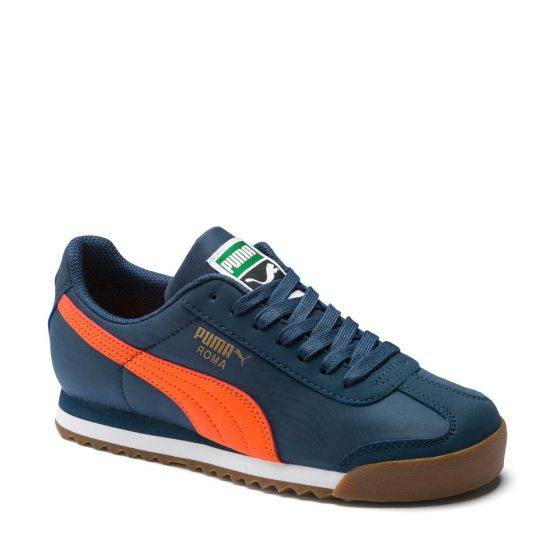 TENIS CASUAL PUMA ROMA BASIC SUMMER JR 4124 ~ JUNIORS Azul SPORTLIFESTYLE