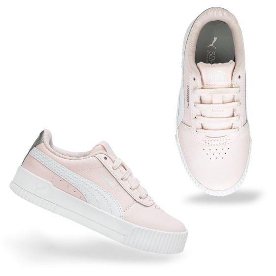 TENIS CASUAL PUMA CARINA L PS 7807 ~ NIÑA Rosa SPORTLIFESTYLE