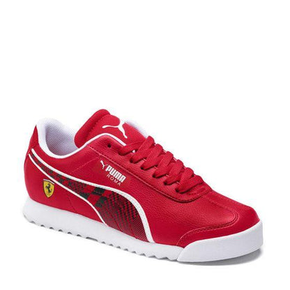 TENIS CASUAL PUMA SF ROMA JR 7303 ~ JUNIORS Rojo FERRARI