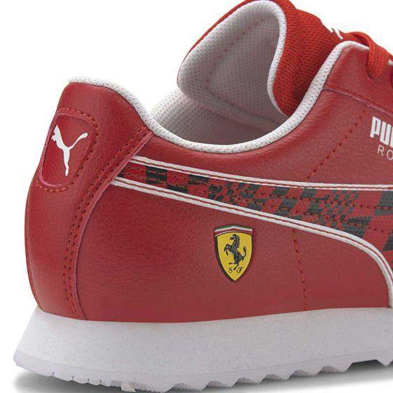 TENIS CASUAL PUMA SF ROMA JR 7303 ~ JUNIORS Rojo FERRARI