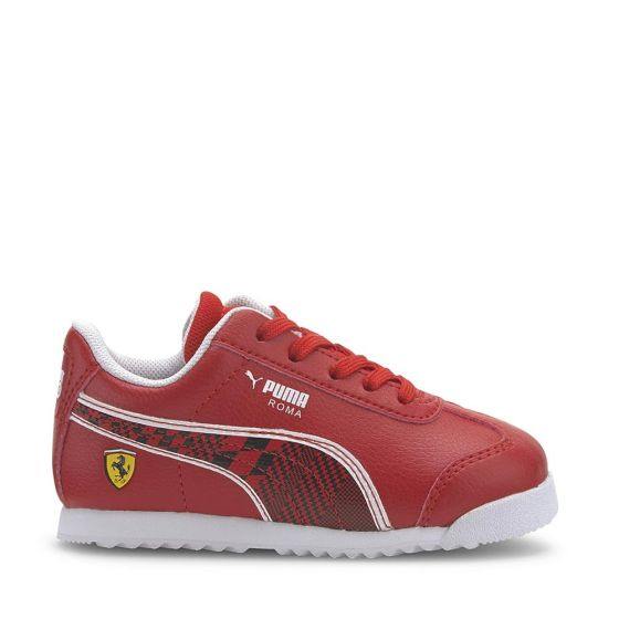 TENIS CASUAL PUMA SF ROMA INF 7503 ~ NIÑO Rojo FERRARI