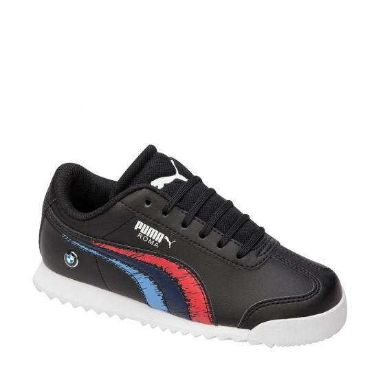 TENIS CASUAL PUMA BMW MMS ROMA PS 8301 ~ NIÑO Negro BMW