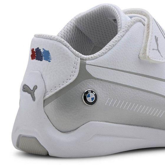 TENIS CASUAL PUMA BMW MMS DRIFT CAT 8 V PS 8002 ~ NIÑO Blanco BMW