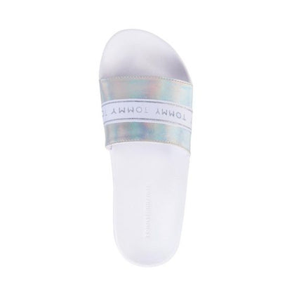 SANDALIA PARA PLAYA TOMMY HILFIGER 1YBS ~ DAMA Blanco SWIMMING