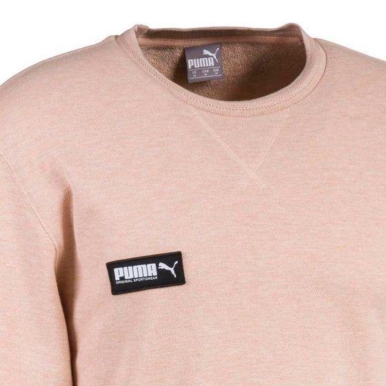 SUDADERA CASUAL PUMA FUSION CREW 2970 ~ CABALLERO Rosa SPORTLIFESTYLE