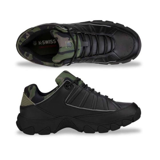 TENIS CASUAL K-SWISS ST-529 X 3901 ~ CABALLERO Negro LIFESTYLE