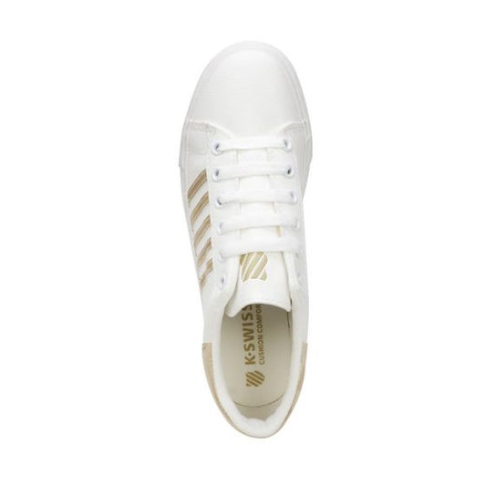 TENIS CASUAL K-SWISS JANNYS 2219 ~ DAMA Blanco LIFESTYLE