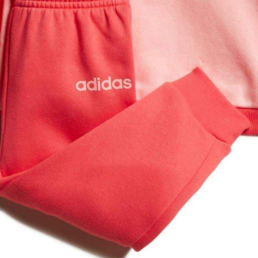 CONJUNTO DEPORTIVO ADIDAS I LIN JOGG FL 6574 ~ NIÑA Rosa CORE APPAREL