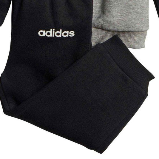 CONJUNTO DEPORTIVO ADIDAS I LIN JOGG FL 1266 ~ NIÑO Gris CORE APPAREL