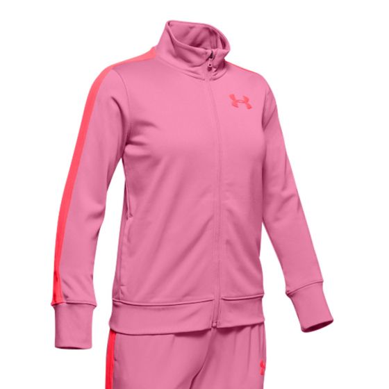 CONJUNTO DEPORTIVO UNDER ARMOUR EM KNIT TRACK SUIT 1691 ~ NIÑA Rosa 