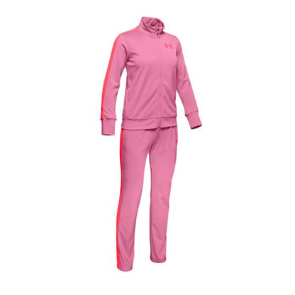 CONJUNTO DEPORTIVO UNDER ARMOUR EM KNIT TRACK SUIT 1691 ~ NIÑA Rosa 