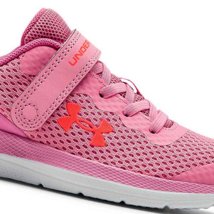 TENIS DEPORTIVO PARA CORRER UNDER ARMOUR UA PS IMPULSE AC 1602 ~ NIÑA Rosa RUNNING