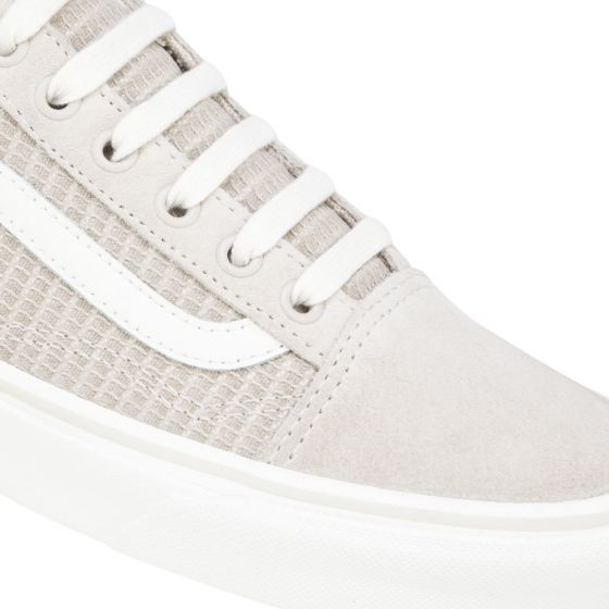 TENIS DEPORTIVO VANS LATINO OLD SKOOL BWN2 ~ DAMA Blanco CLASSIC