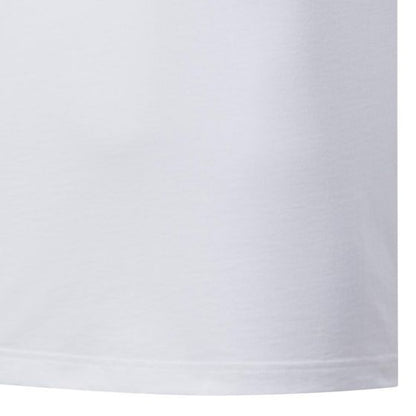 PLAYERA DEPORTIVA REEBOK TE LINEAR LOGO SS TEE 4688 ~ CABALLERO Blanco TRAINING