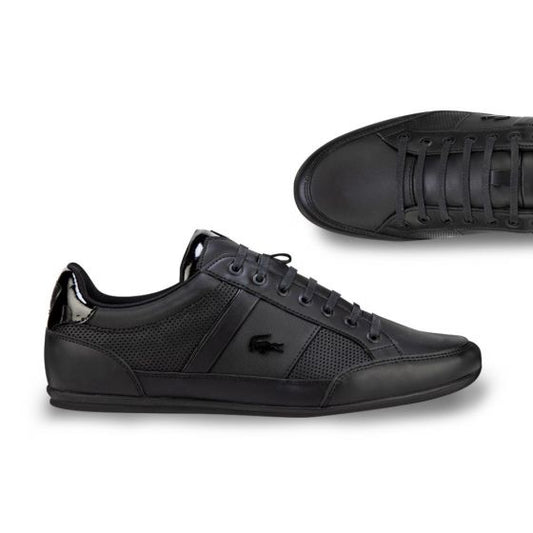TENIS CASUAL LACOSTE CHAYMON 120 3 CMA BLK/BLK 502H ~ CABALLERO Negro LIFESTYLE