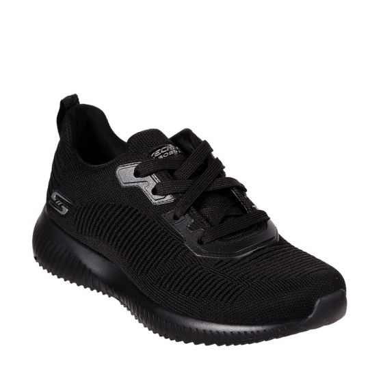 TENIS CASUAL SKECHERS BOBS SPORT W 4BBK ~ DAMA Negro LIFESTYLE