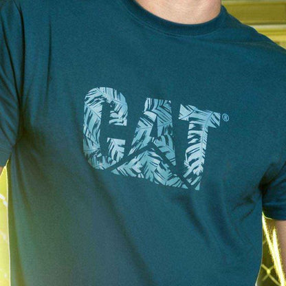 PLAYERA CASUAL CATERPILLAR 0454 ~ CABALLERO Azul SPORTLIFESTYLE