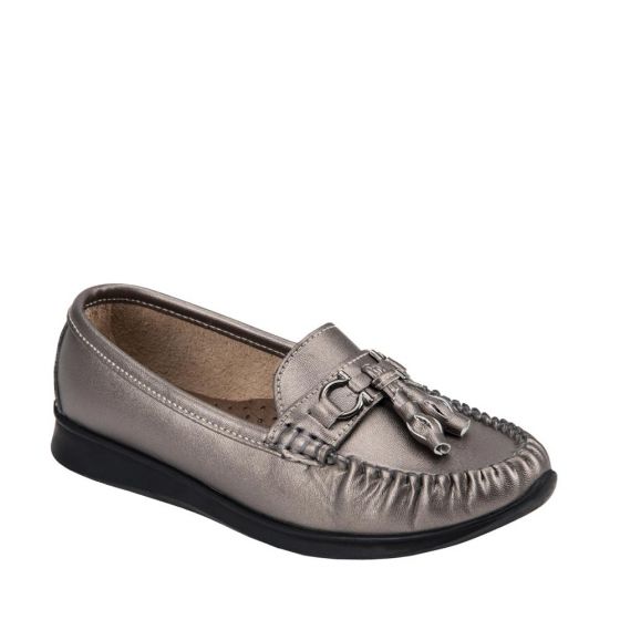 ZAPATO CONFORT SHOSH 4576 ~ DAMA Plata 