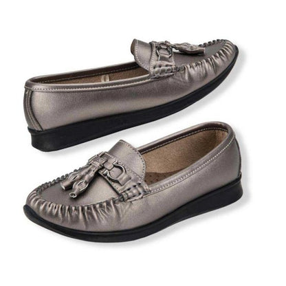 ZAPATO CONFORT SHOSH 4576 ~ DAMA Plata 