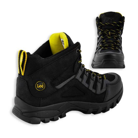 Botas Hiker de Montaña  Negra Hombre Lee  1471