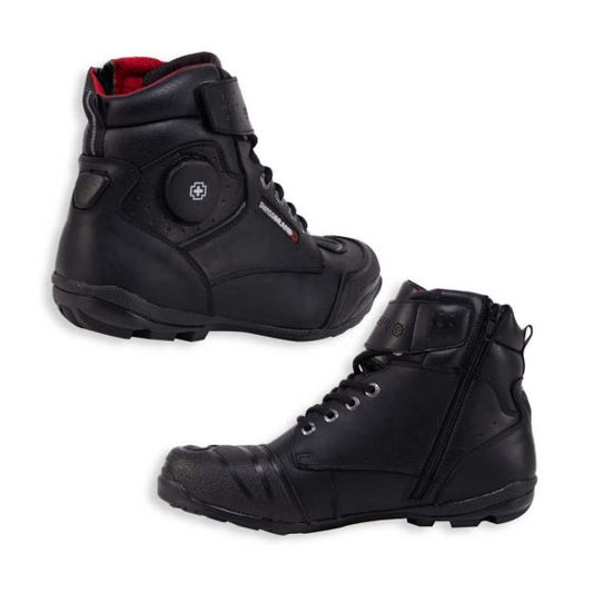 Black Heavy style boots for Men Swiss Brand 740